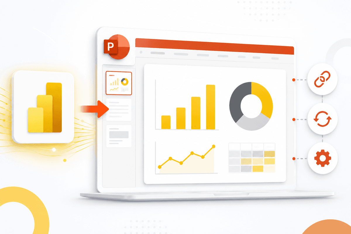 Power BI in PowerPoint: Embed, Sync, and Automate Dashboards